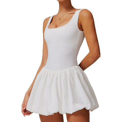 Outdoor Tennis Dress – Faux Two-Piece Sporty Style